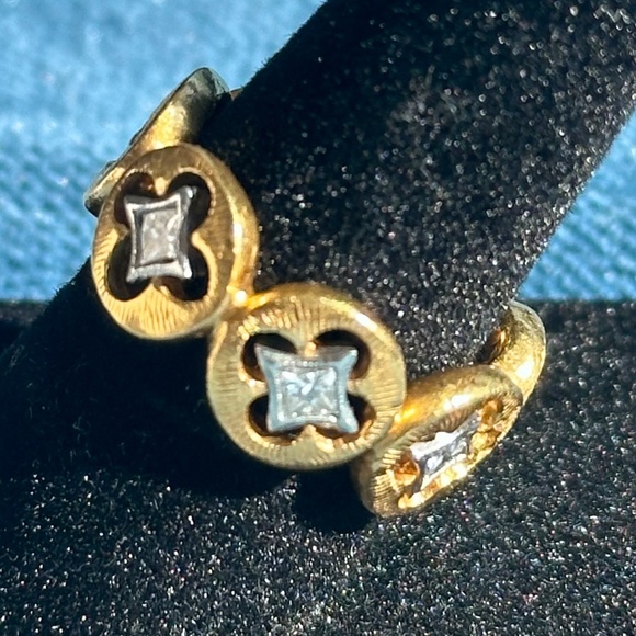 *Rare* Cathy Waterman 22K Gold & Platinum DiamondEternity Band Size 6.5 MSRP 11k - Picture 4 of 8